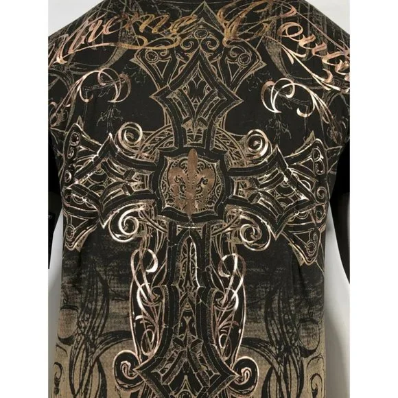 XTREME COUTURE by AFFLICTION Men T-Shirt DECRETUM - Picture 8 of 9